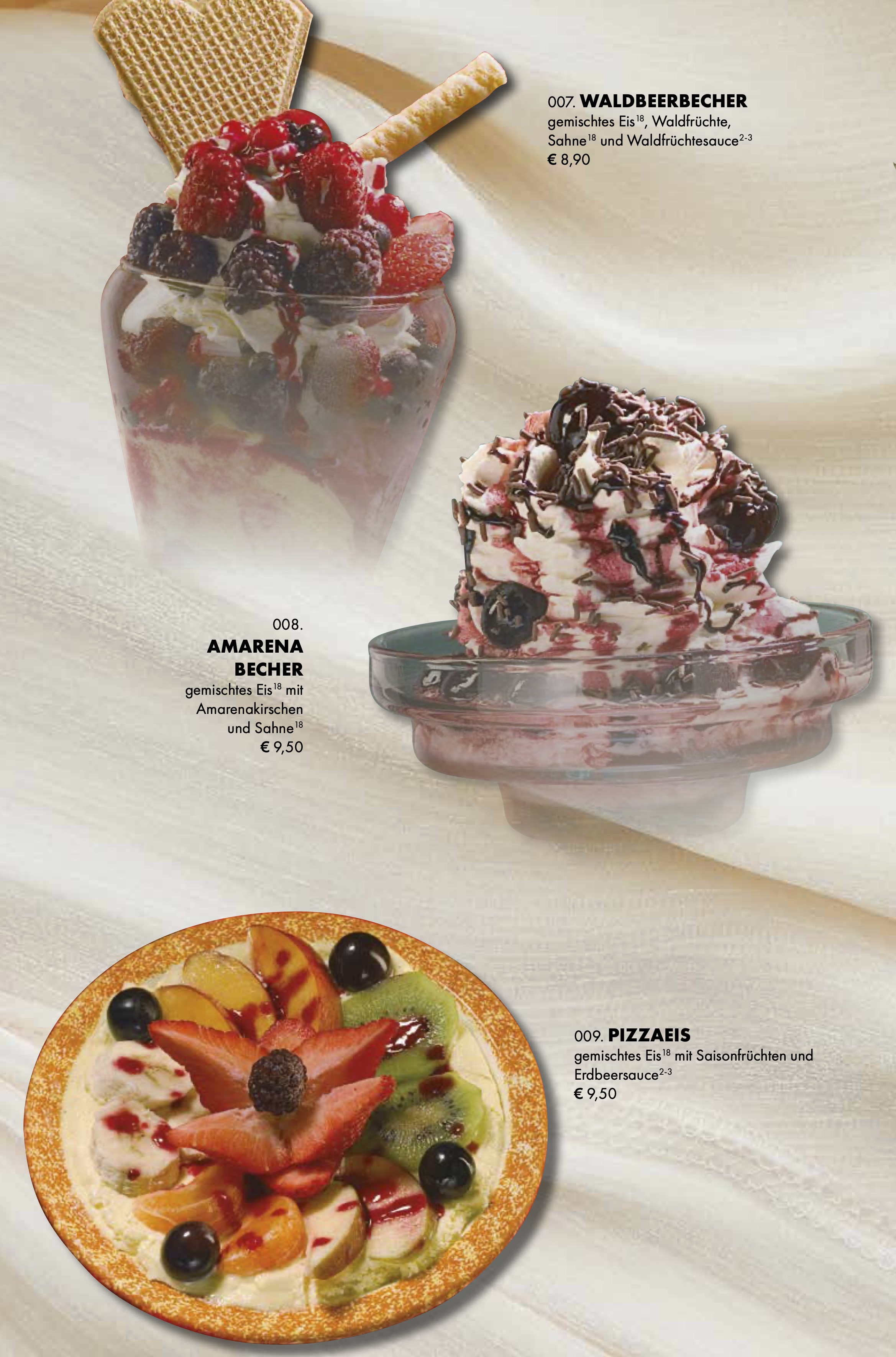 Speisekarte Rosencafe